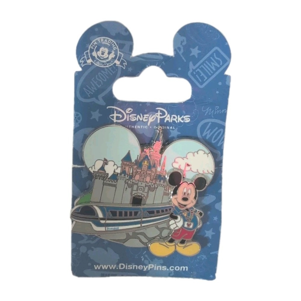 Disney Parks Disneyland Mickey Mouse Monorail Sleeping‎ Beauty Castle Pin